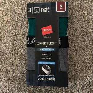 Hanes Premium Comfort Flex Boxer Briefs Size Small